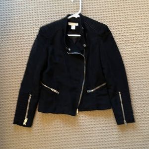 Preowned H&M moto style short jacket size 8